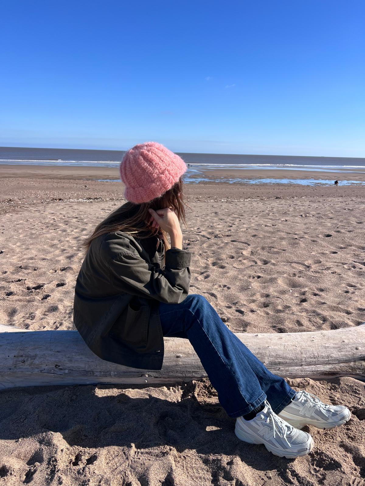 Euphoria Beanie Coral 1